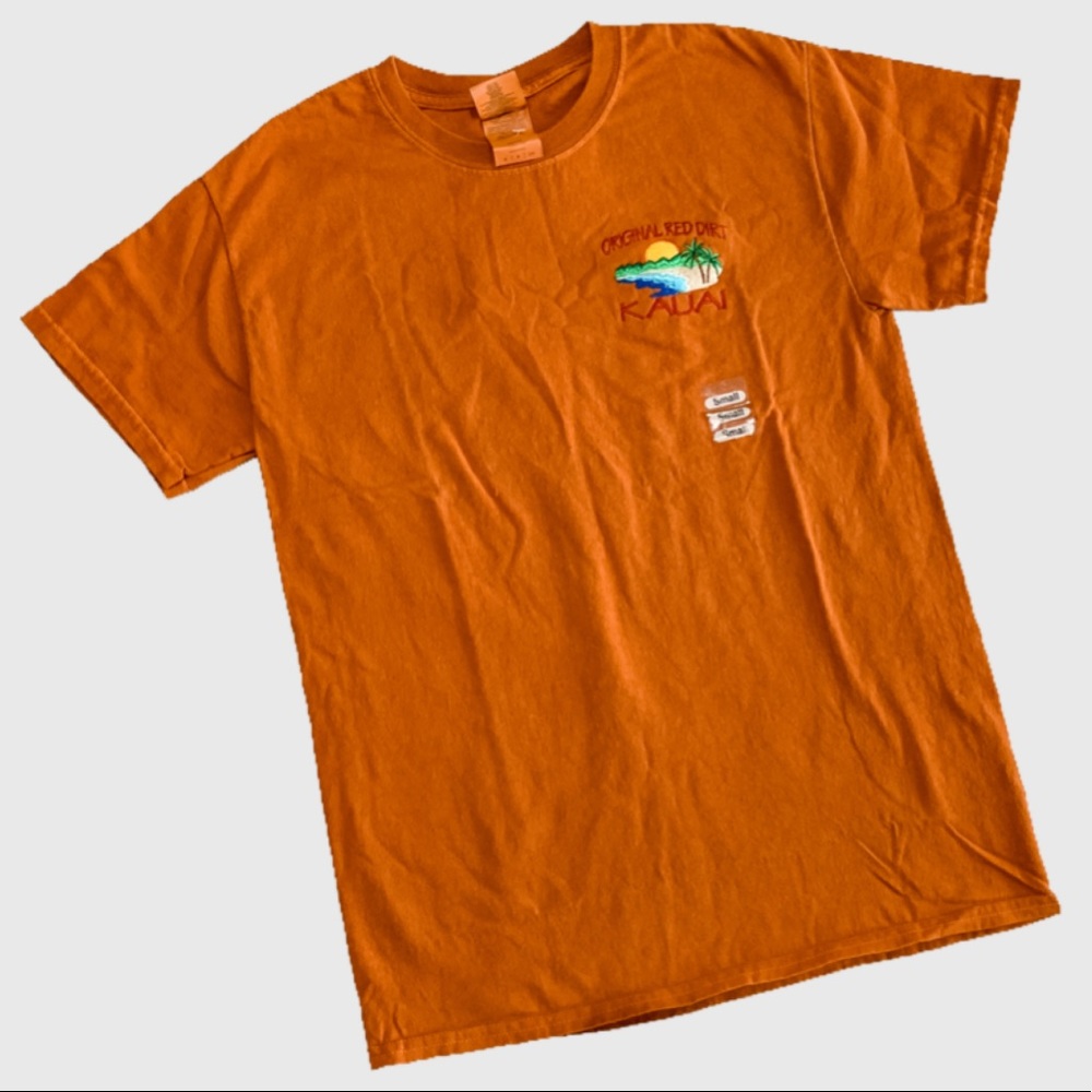 NWT Original Kauai Hawaii Red Dirt Shirt Logo sz S